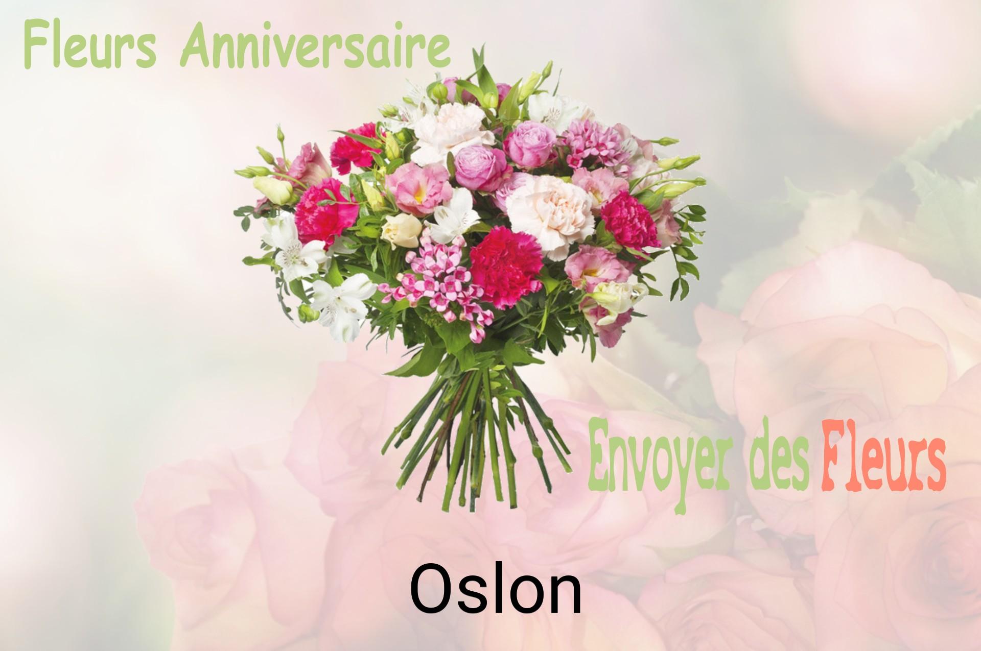 Bouquet de fleurs d’anniversaire livré à Oslon