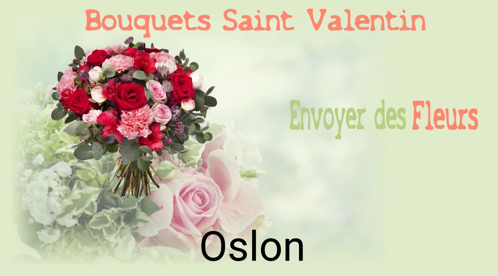 Roses de Saint-Valentin livrées à Oslon